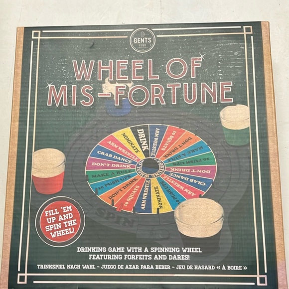 Wheel of Mis -fortune drinking game New - Picture 1 of 5